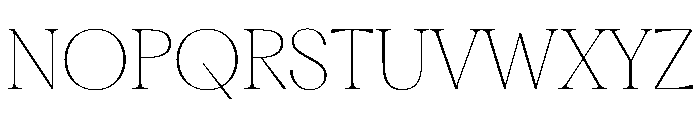 PPFragmentSerif Thin Instance Font UPPERCASE