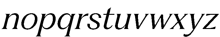 PPFragmentText LightItalic Instance Font LOWERCASE