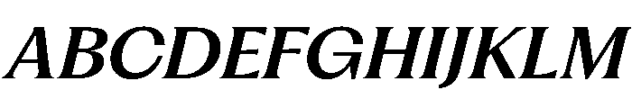 PPFragmentText SemiBoldItalic Instance Font UPPERCASE
