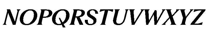 PPFragmentText SemiBoldItalic Instance Font UPPERCASE