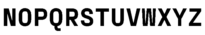 PPFraktionMono Black Instance Font UPPERCASE