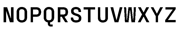 PPFraktionMono Bold Instance Font UPPERCASE