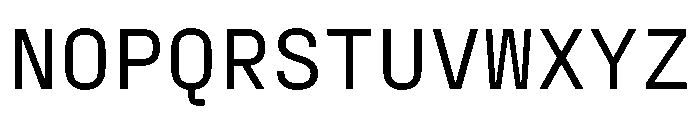 PPFraktionMono Medium Instance Font UPPERCASE