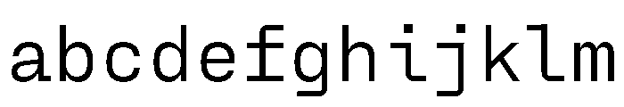 PPFraktionMono Regular Instance FONT