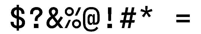 PPFraktionMono Semibold Instance Font OTHER CHARS