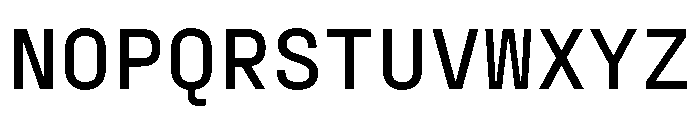 PPFraktionMono Semibold Instance Font UPPERCASE