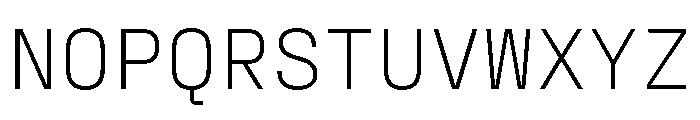 PPFraktionMono Thin Instance Font UPPERCASE