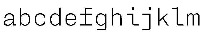PPFraktionMono Thin Instance FONT