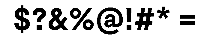 PPFraktionSans Black Instance Font OTHER CHARS