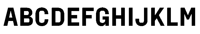 PPFraktionSans Black Instance Font UPPERCASE