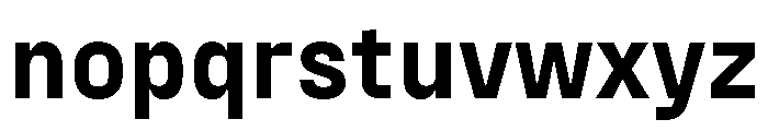 PPFraktionSans Black Instance Font LOWERCASE
