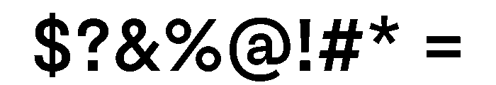 PPFraktionSans Bold Instance Font OTHER CHARS