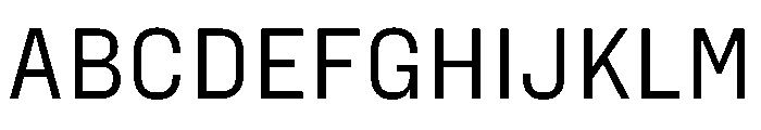 PPFraktionSans Regular Instance Font UPPERCASE