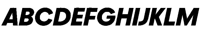 PPFrama BoldItalic Instance Font UPPERCASE