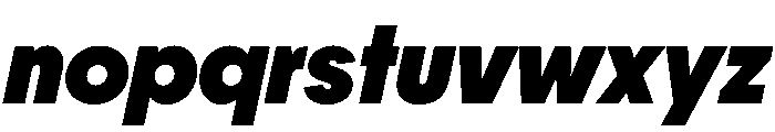 PPFrama ExtraboldItalic Instance Font LOWERCASE