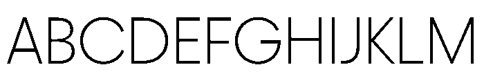 PPFrama Extralight Instance Font UPPERCASE