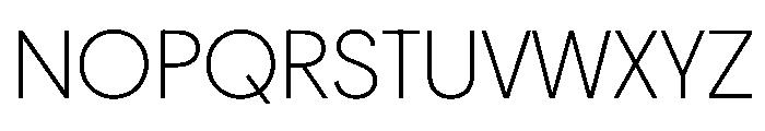 PPFrama Extralight Instance Font UPPERCASE