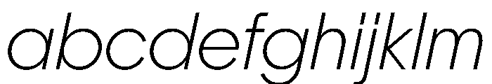 PPFrama ExtralightItalic Instance FONT