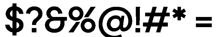 PPFrama Medium Instance Font OTHER CHARS