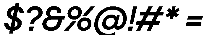 PPFrama MediumItalic Instance Font OTHER CHARS