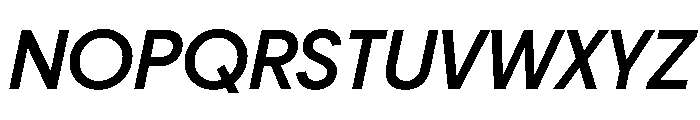 PPFrama MediumItalic Font UPPERCASE