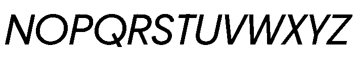 PPFrama RegularItalic Instance Font UPPERCASE