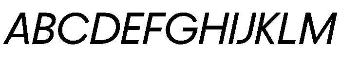 PPFrama RegularItalic Font UPPERCASE