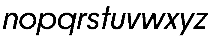 PPFrama RegularItalic Font LOWERCASE