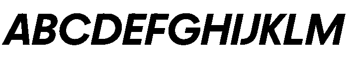 PPFrama SemiboldItalic Instance Font UPPERCASE