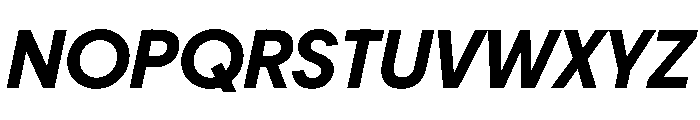 PPFrama SemiboldItalic Instance Font UPPERCASE