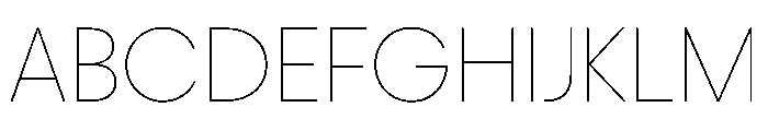 PPFrama Thin Instance Font UPPERCASE