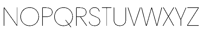 PPFrama Thin Instance Font UPPERCASE