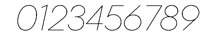 PPFrama ThinItalic Font OTHER CHARS