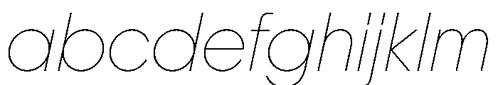 PPFrama ThinItalic FONT