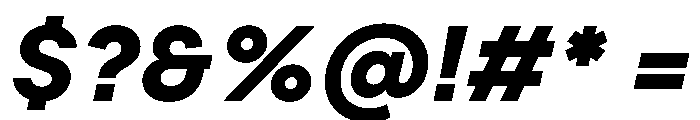 PPFramaText BoldItalic Font OTHER CHARS