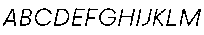 PPFramaText LightItalic Instance Font UPPERCASE