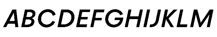 PPFramaText MediumItalic Instance Font UPPERCASE