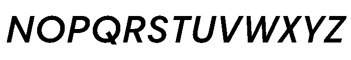 PPFramaText MediumItalic Instance Font UPPERCASE