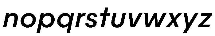 PPFramaText MediumItalic Font LOWERCASE