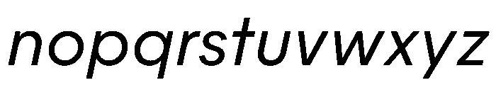 PPFramaText RegularItalic Instance Font LOWERCASE
