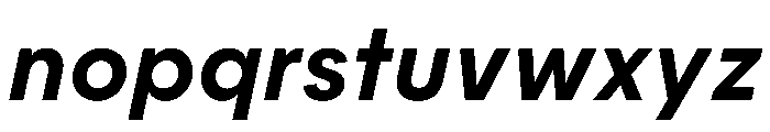 PPFramaText SemiboldItalic Instance Font LOWERCASE