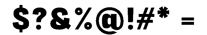PPFuji Bold Instance Font OTHER CHARS