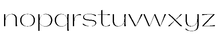 PPGatwick GliderThin Instance Font LOWERCASE