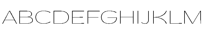 PPGatwick JetHairline Instance Font UPPERCASE