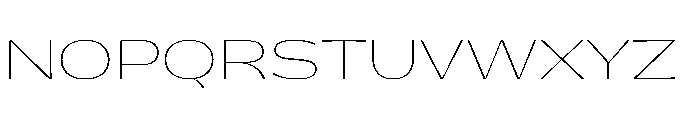 PPGatwick JetHairline Instance Font UPPERCASE