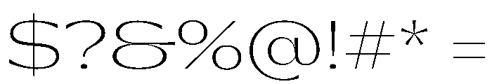 PPGatwick JetThin Instance Font OTHER CHARS