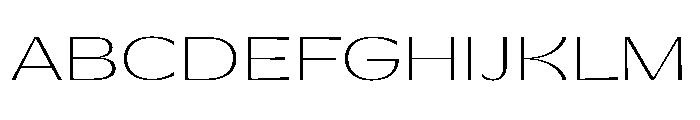 PPGatwick JetThin Instance Font UPPERCASE