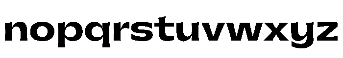 PPGatwick JumboBold Instance Font LOWERCASE