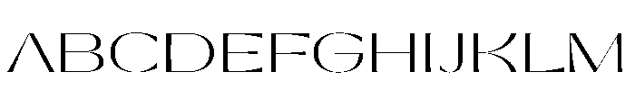 PPGatwickGlider Extralight Instance Font UPPERCASE
