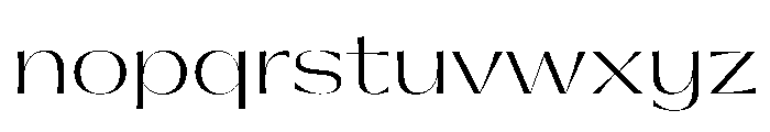 PPGatwickGlider Extralight Instance Font LOWERCASE